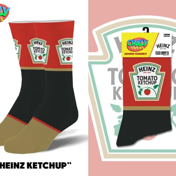 Crazy Socks - Condiment Bundle (3 Pairs of Socks) - Picture 4 of 4